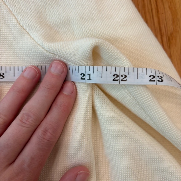 Sezane White and Black Betty Collared Cardigan, Size M; New Without Tags - Picture 9 of 10